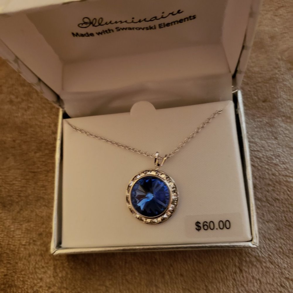 Beautiful Crystal Blue Pendant